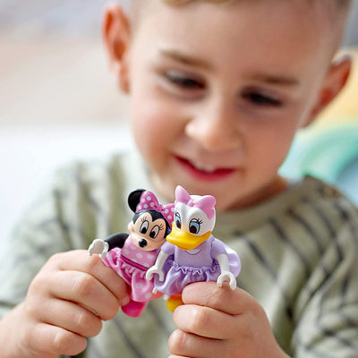LEGO DUPLO Disney Minnie’s House & Café Dollhouse Building Toy, for Ages 2 & Up