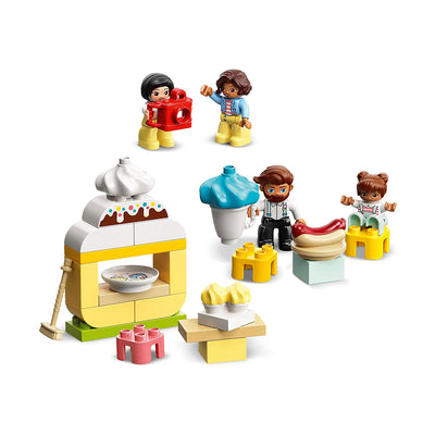LEGO DUPLO Town Amusement Park Building Toy with a Train, Ferris Wheel, and More