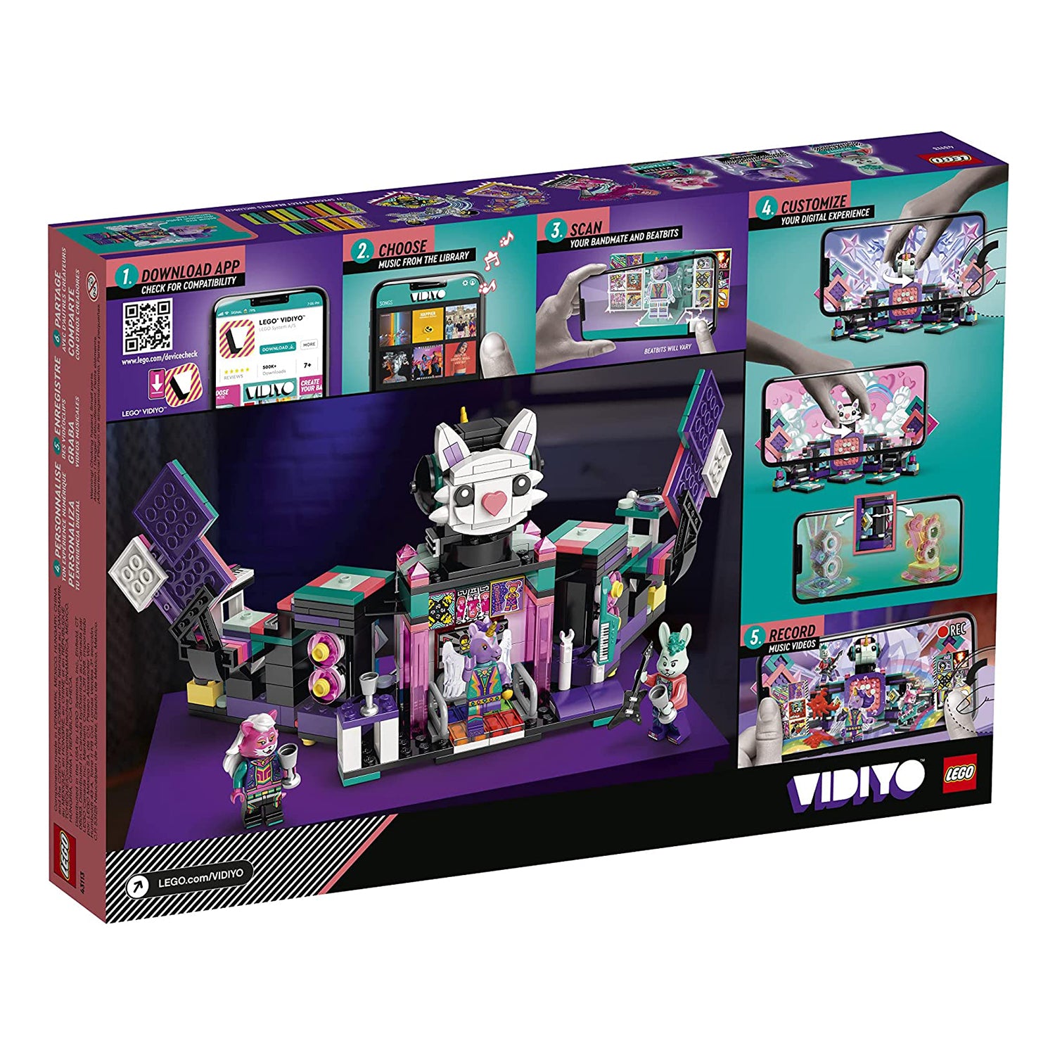 LEGO VIDIYO K-Pawp 514 Piece Concert Building Toy Kit for Kids Ages 8 and Up