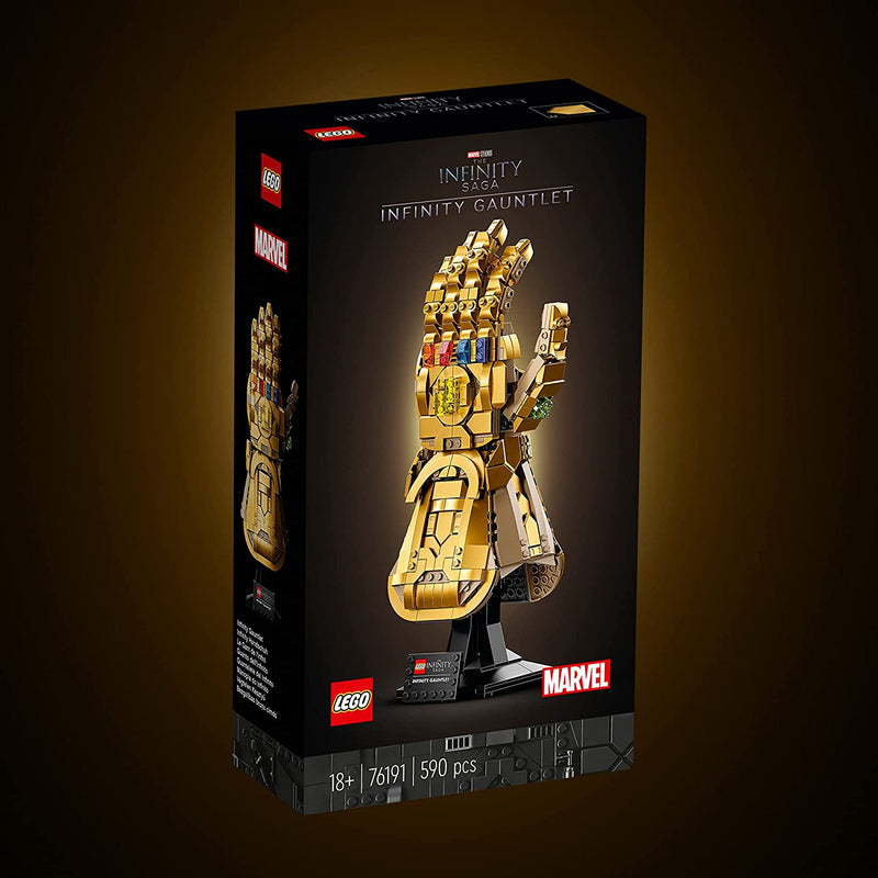 LEGO Marvel Infinity Gauntlet Collectible Building Kit, 590 Piece Set for Adults