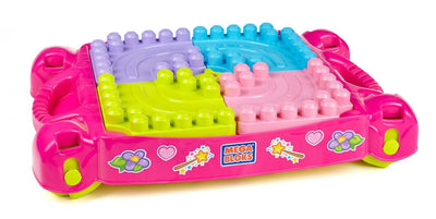 Mattel Mega Builders Bloks Build 'n Learn Fairytale Interactive Table - Open Box