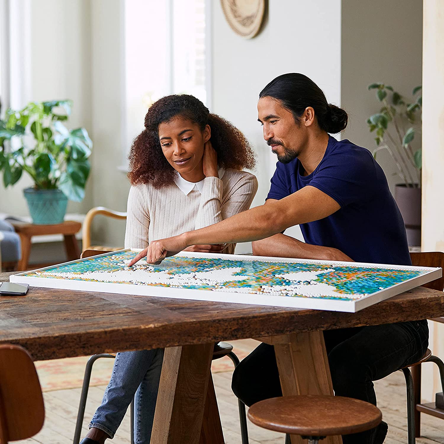 LEGO Art World Map, 11,695 Piece Collectible Building Kit for Adult Hobbyists (For Parts)