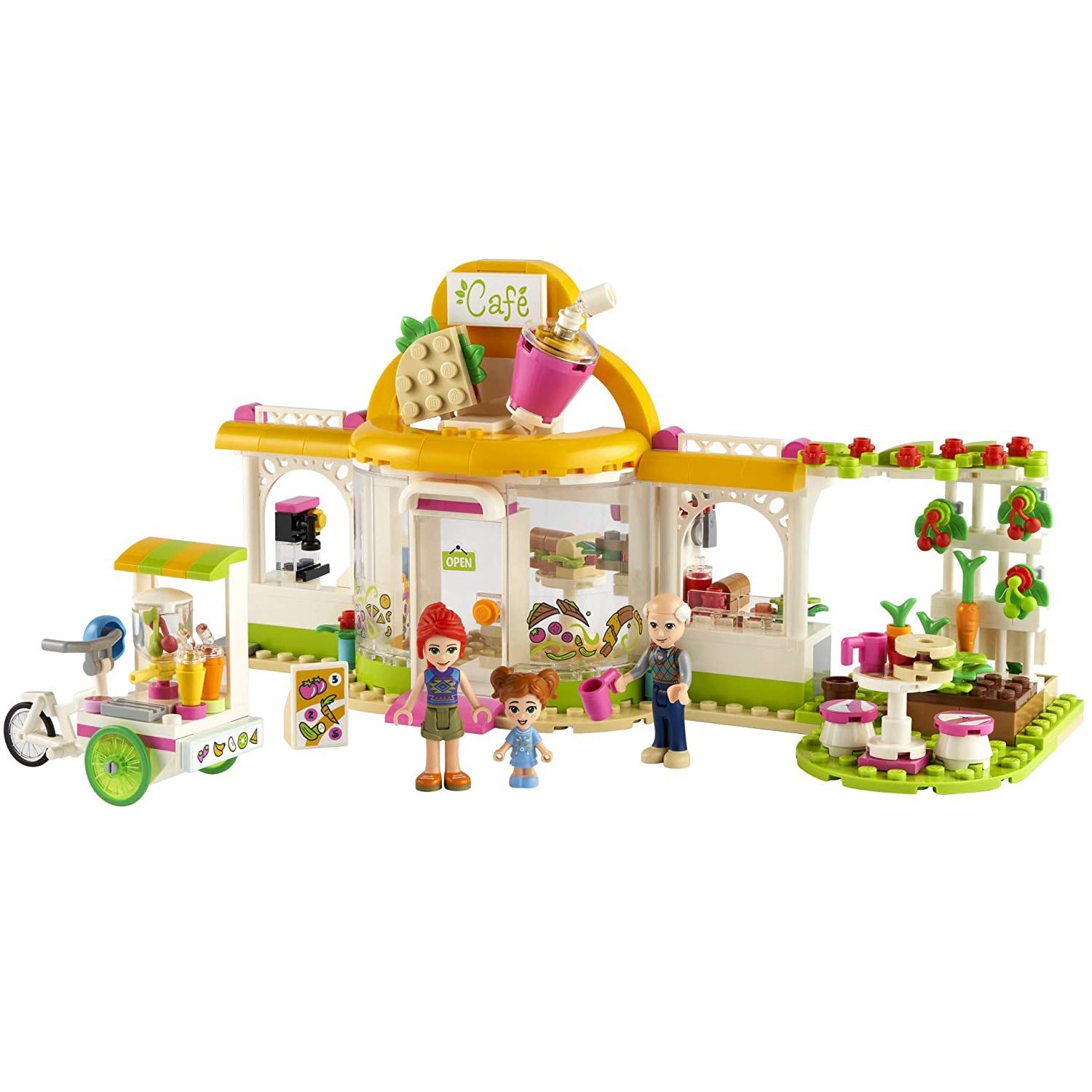 LEGO Heartlake City Organic Cafe 314 Piece Block Building Play Set for Kids 6+