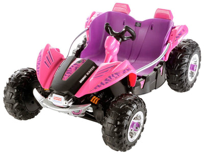 Fisher Price Girls Power Wheel Dune Racer 12V ATV Electric Ride-On | BCK89