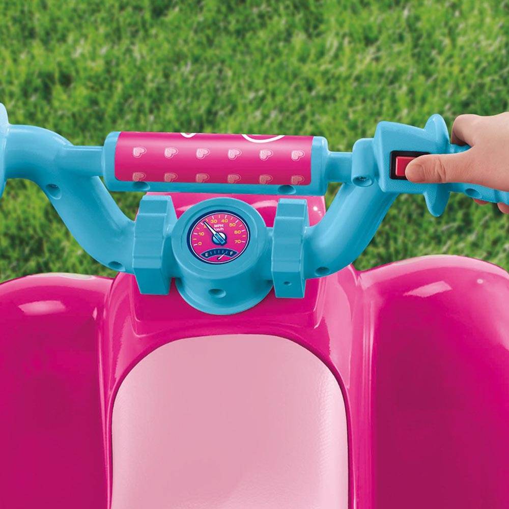 Fisher-Price Power Wheels Barbie Lil' Quad ATV Electric Ride-On (Open Box)