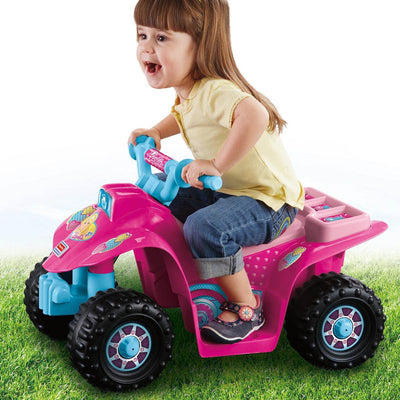 Fisher-Price Power Wheels Barbie Lil' Quad ATV Electric Ride-On (Open Box)