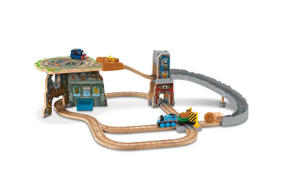 Fisher-Price Thomas Wooden Railway Thomas Fossil Run Brave Train Set - Open Box