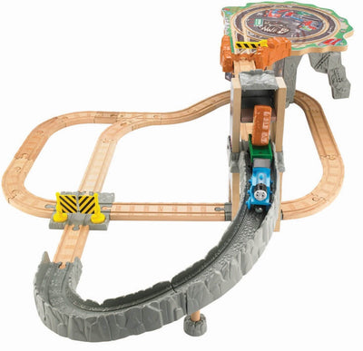 Fisher-Price Thomas Wooden Railway Thomas Fossil Run Brave Train Set - Open Box