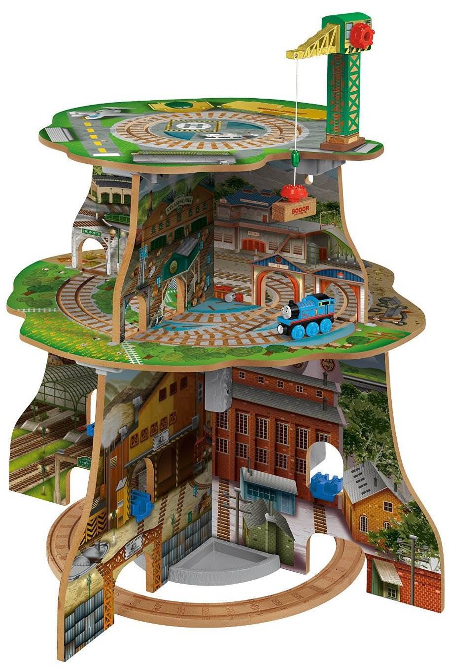 Fisher-Price Thomas the Train Wooden Railway Up Around Sodor Adventure Tower