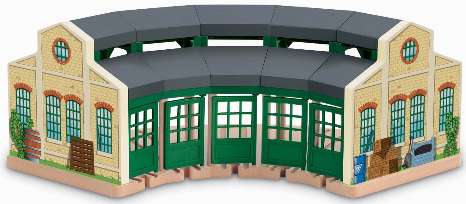 Fisher-Price Thomas the Train Wooden Railway Tidmouth Sheds - Open Box