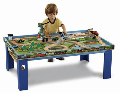 Fisher-Price Thomas the Train Wooden Railway Kids Play Table - Open Box