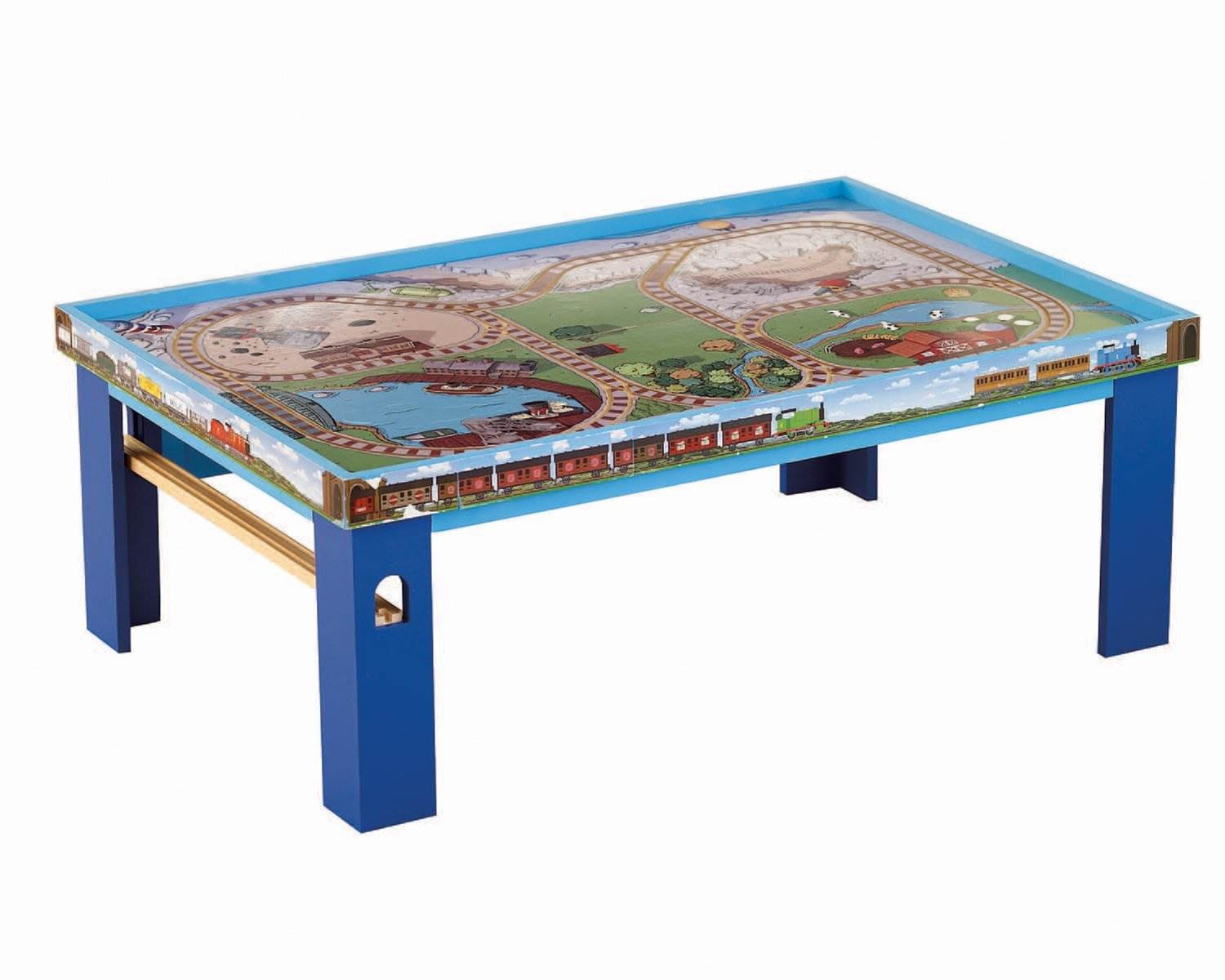 Fisher-Price Thomas the Train Wooden Railway Kids Play Table - Open Box