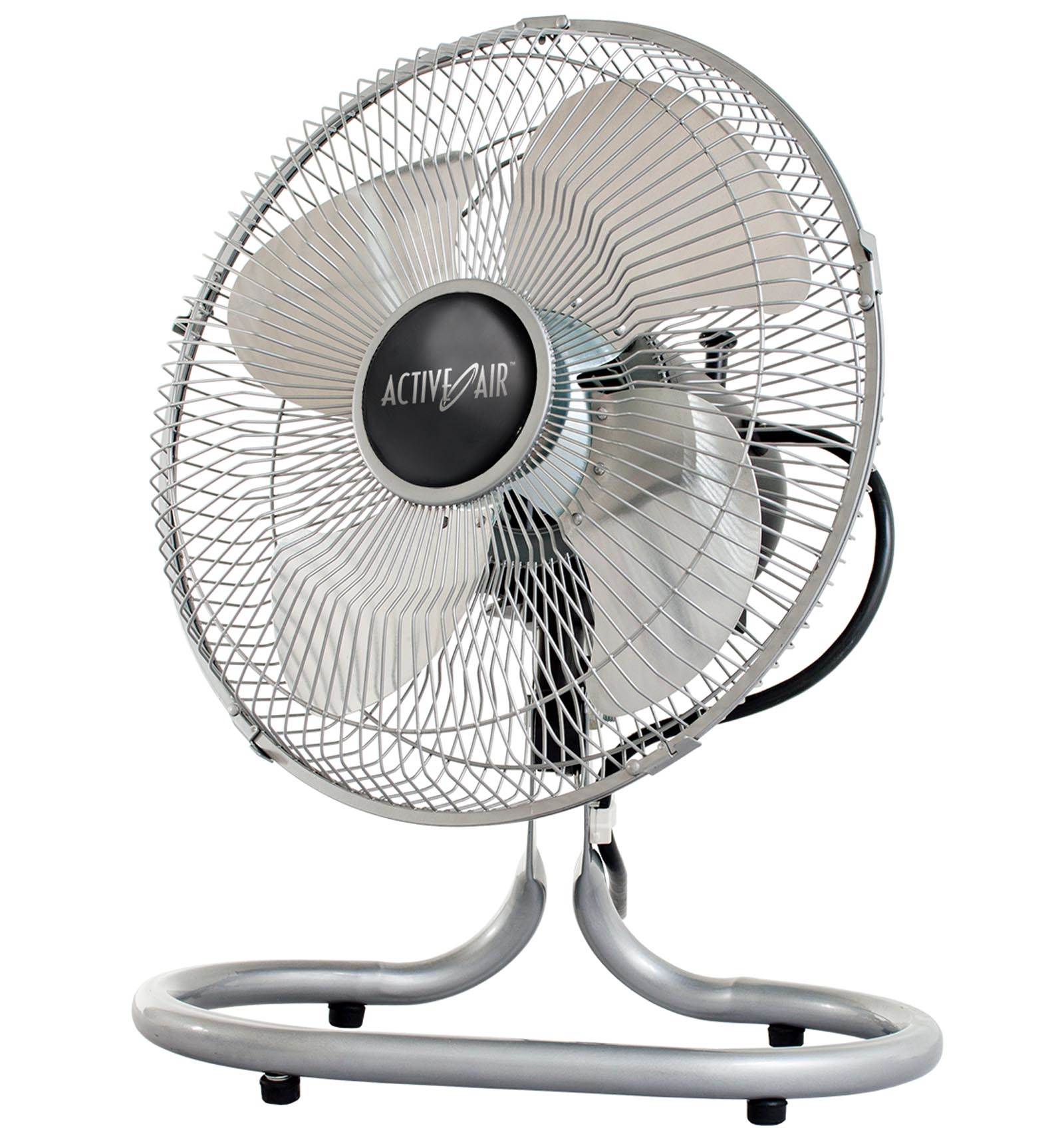 HYDROFARM Active Air 12" HD Steel Oscillating Pivot Grow Fan ACFV12HD - Open Box