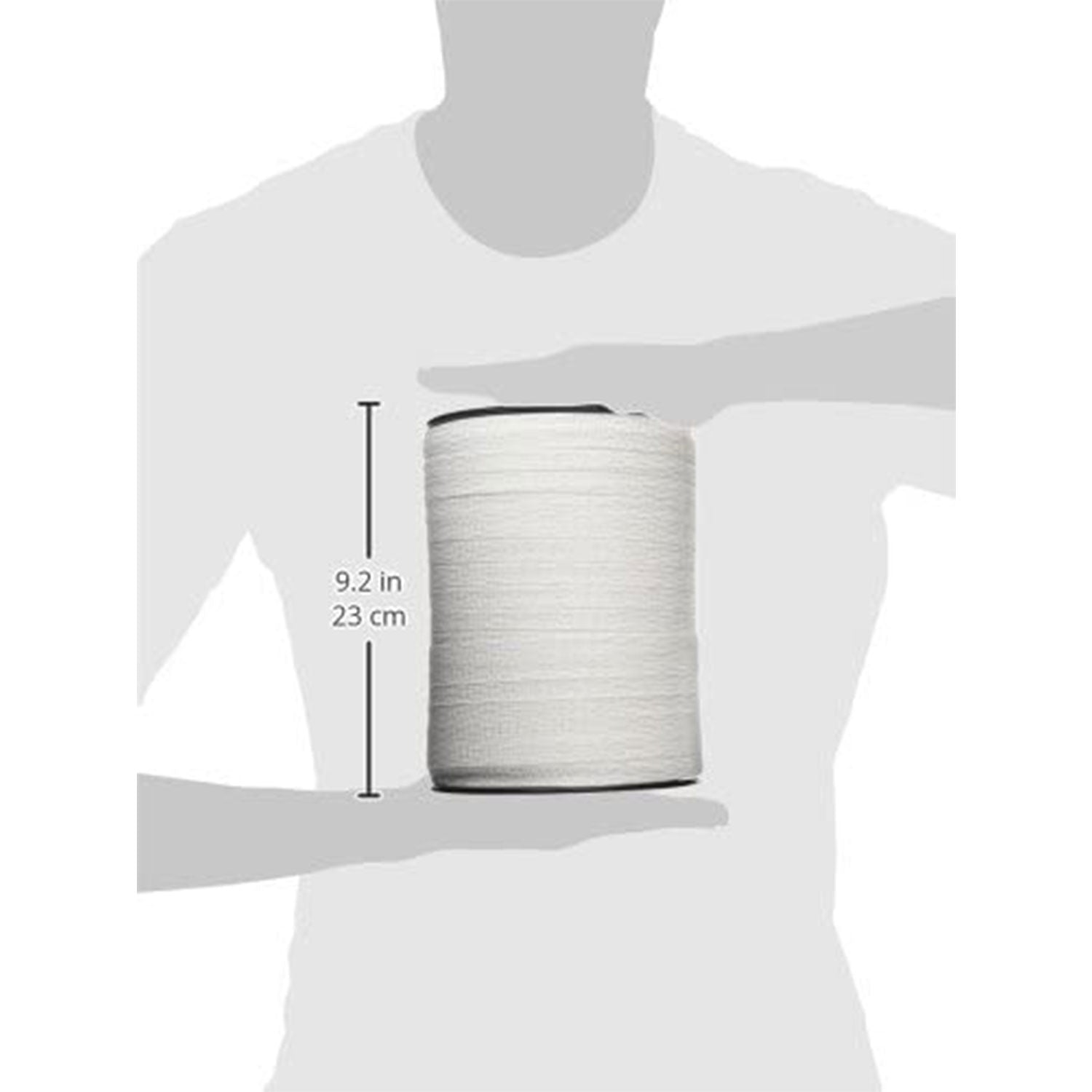 Field Guardian 634150 1/2 Inch Width Conductive Polytape, White, 1312 Foot Spool