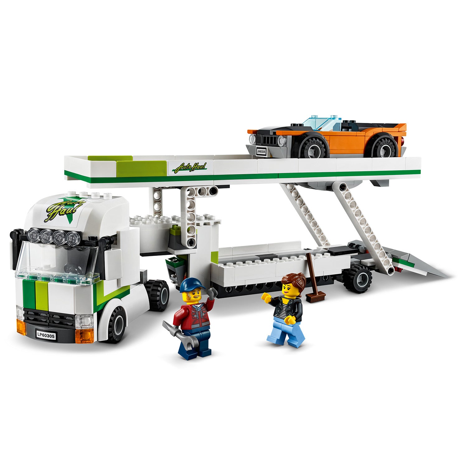 LEGO City 60305 Car Transporter 342 Piece Block Building Set for Kids 5 and Up