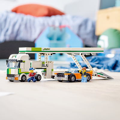 LEGO City 60305 Car Transporter 342 Piece Block Building Set for Kids 5 and Up