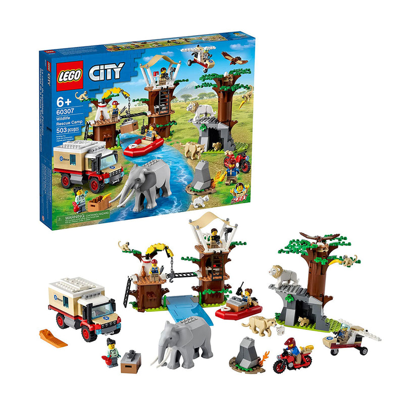 LEGO City Wildlife Rescue Camp Animal Building Kit, for Ages 6 and Up (Open Box)
