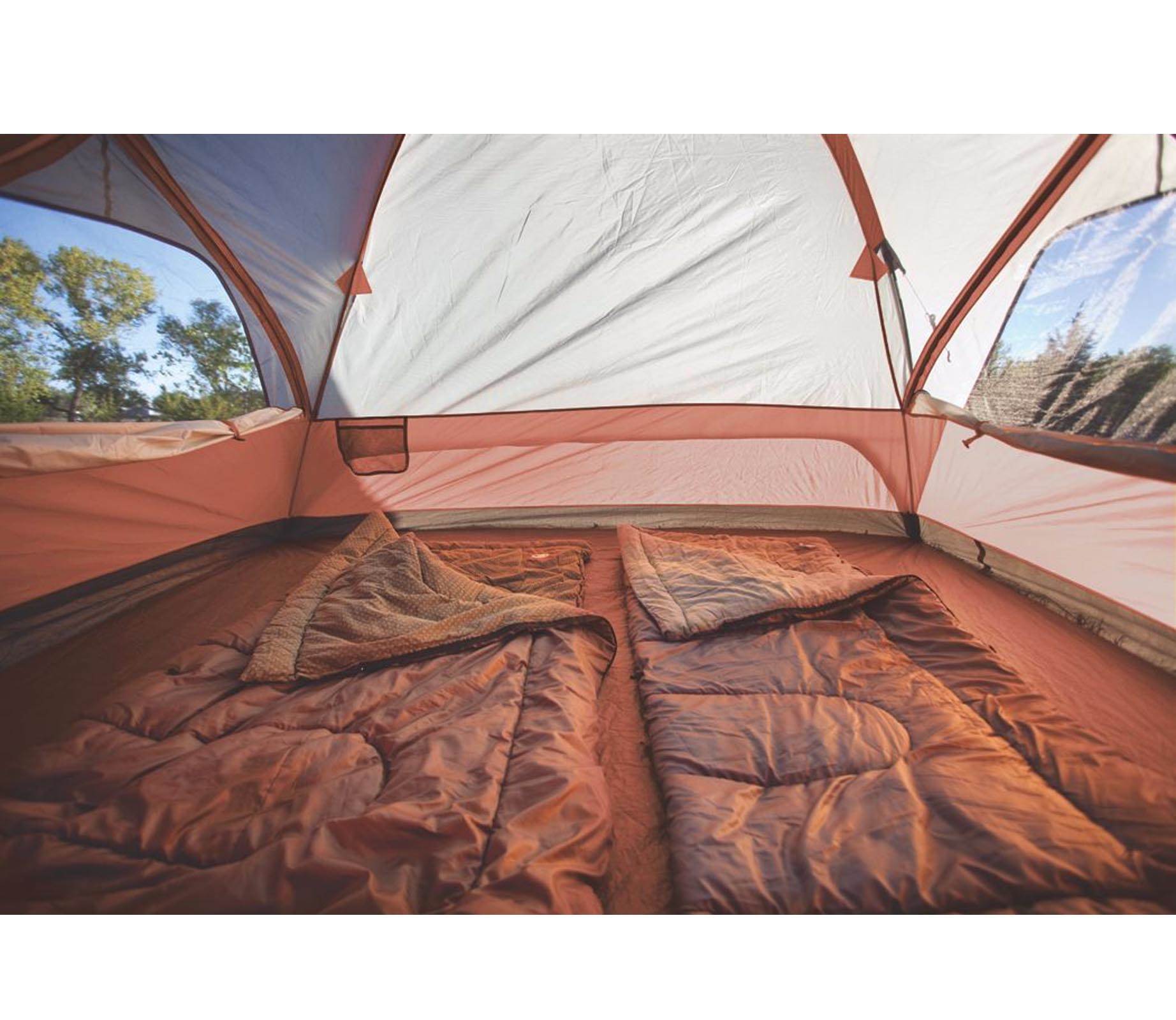 Coleman Evanston 4 Person Family Camping Tent w/ Screened Porch - Open Box
