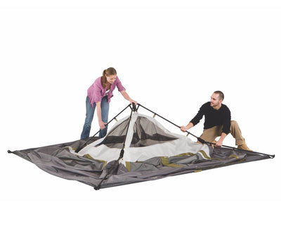 Coleman 4 Person Family Camping Cabin Tent w/ Rainfly | 8 x 7' - Open Box
