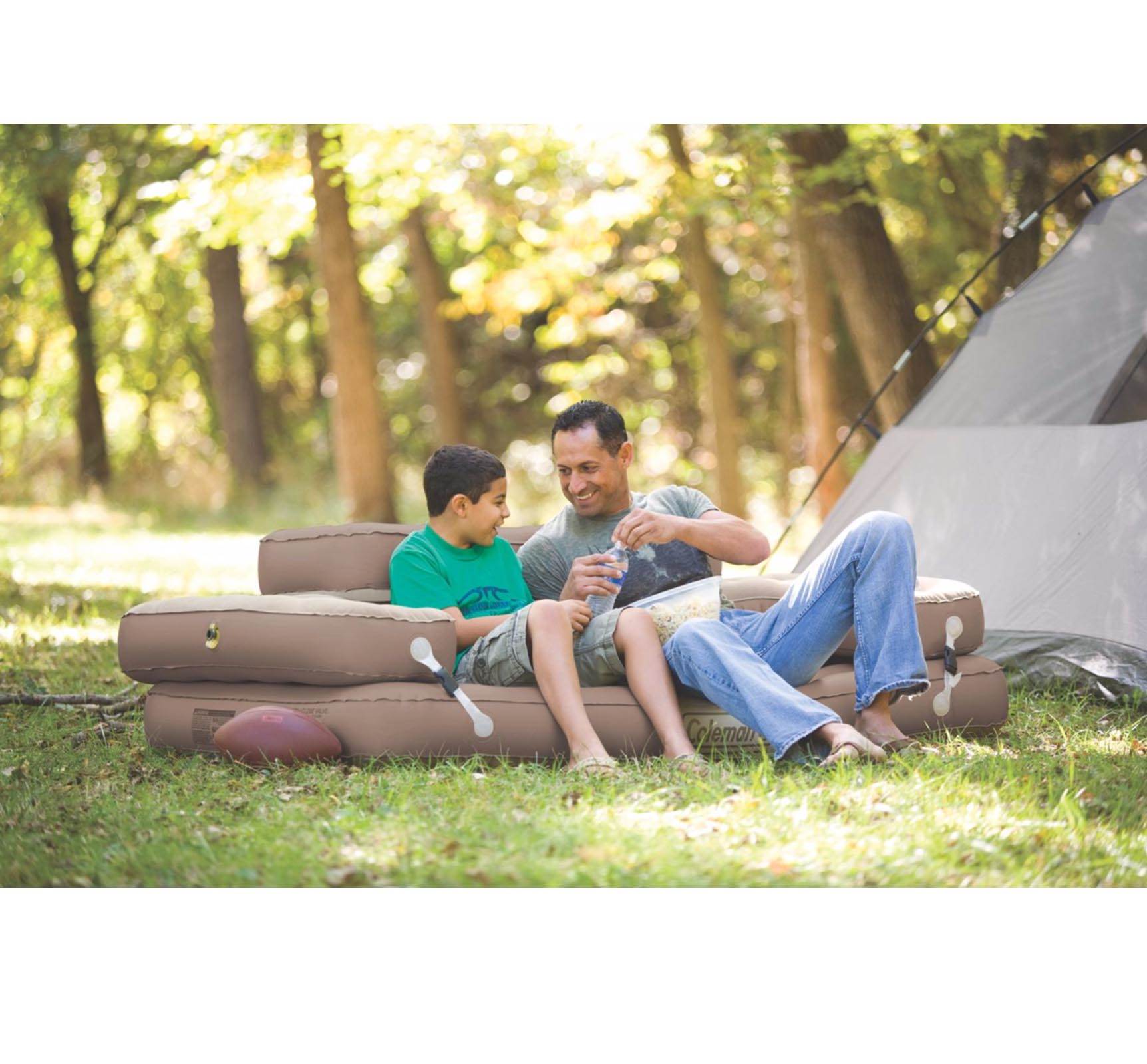 COLEMAN Premium 5-in-1 Twin/King PVC Quickbed Airbed Mattress (Open Box)