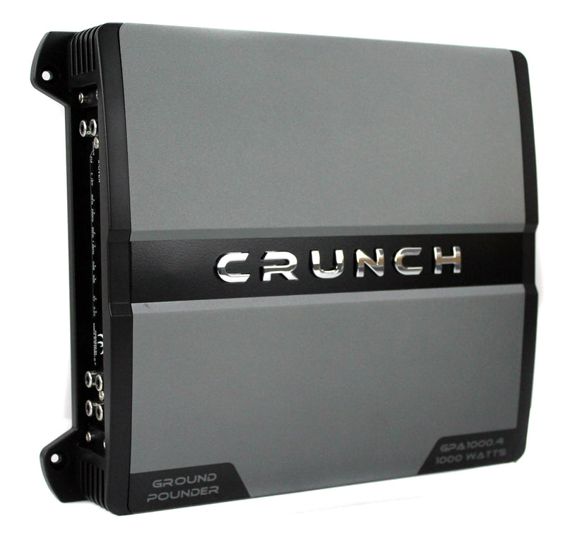 NEW Crunch GPA1000.4 1000 Watt 4 Channel Amp A/B Class Car Audio Power Amplifier