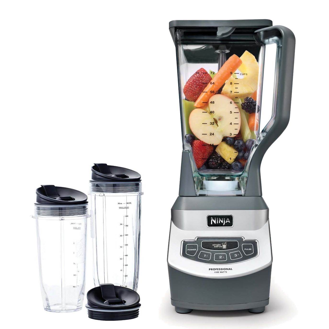 Ninja (BL660)1100 Watt Blender with Single Serve Smoothie Maker (Open Box)