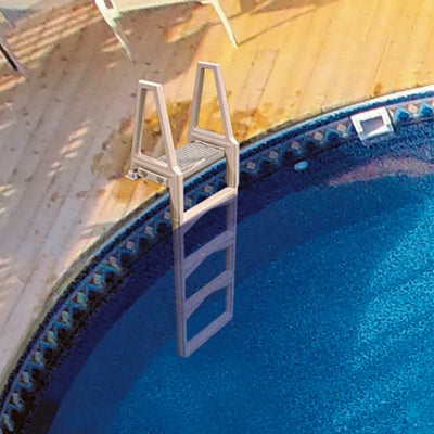 New CONFER 635-52 In-Pool Economy Above Ground Swimming Pool Ladder 48-56" + Pad - VMInnovations