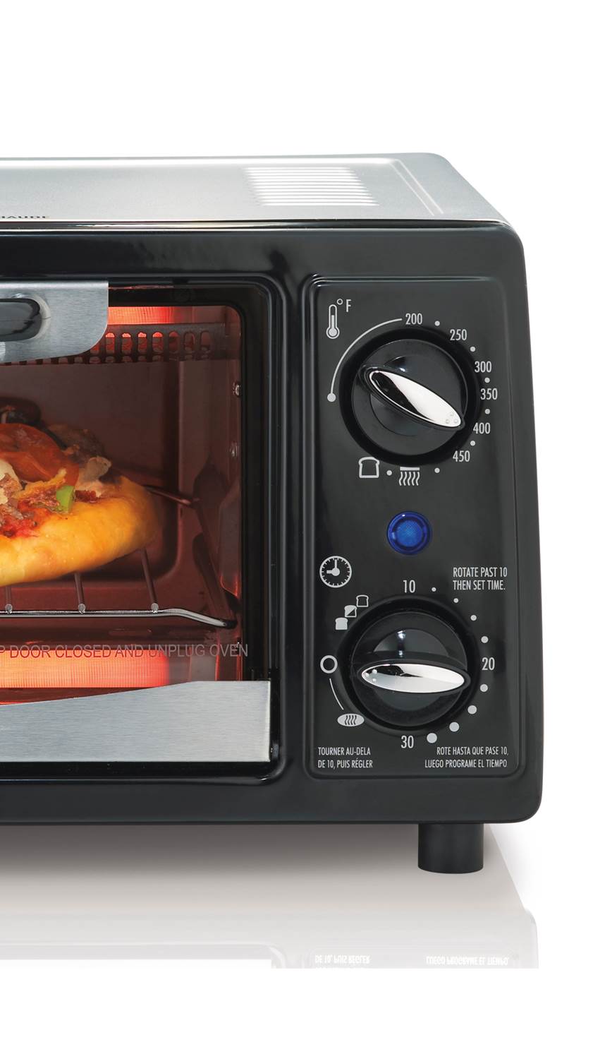 Proctor Silex 4-Slice Electric Counter-Top Toaster Oven with Timer (Open Box)