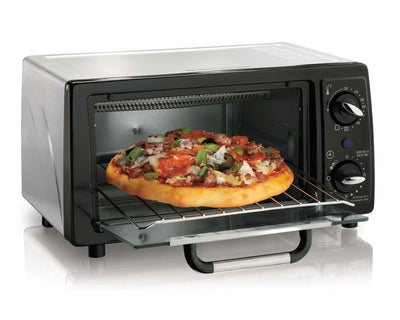 Proctor Silex 4-Slice Electric Counter-Top Toaster Oven with Timer (Open Box)
