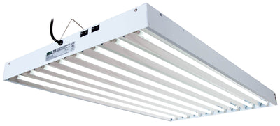 (2) HYDROFARM EnviroGro HO T5 4FT 8 Fluorescent Light Tube Fixtures | FLT48-RB