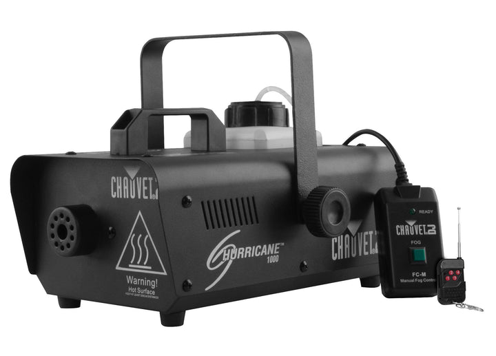 CHAUVET DJ Hurricane 1000 Pro Fog/Smoke Machine w/Wired & Wireless Remote H1000