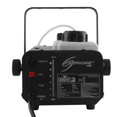 CHAUVET DJ Hurricane 1000 Pro Fog/Smoke Machine w/Wired & Wireless Remote (Used)