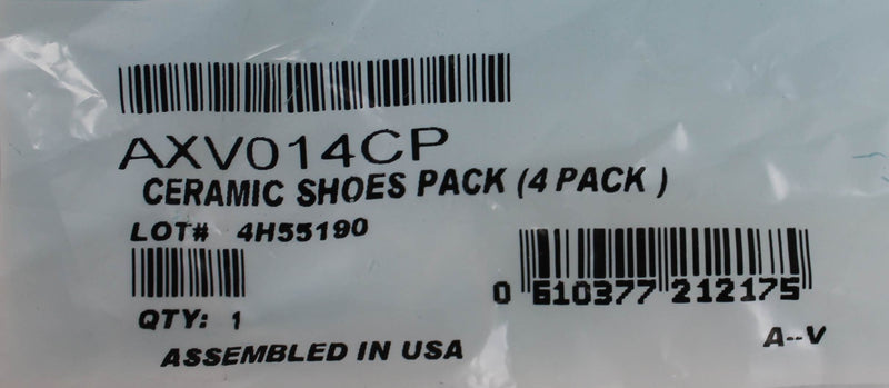 Hayward AXV014CP Swimming Pool Cleaner Ceramic Pod Shoes Replacements (4 Pack)