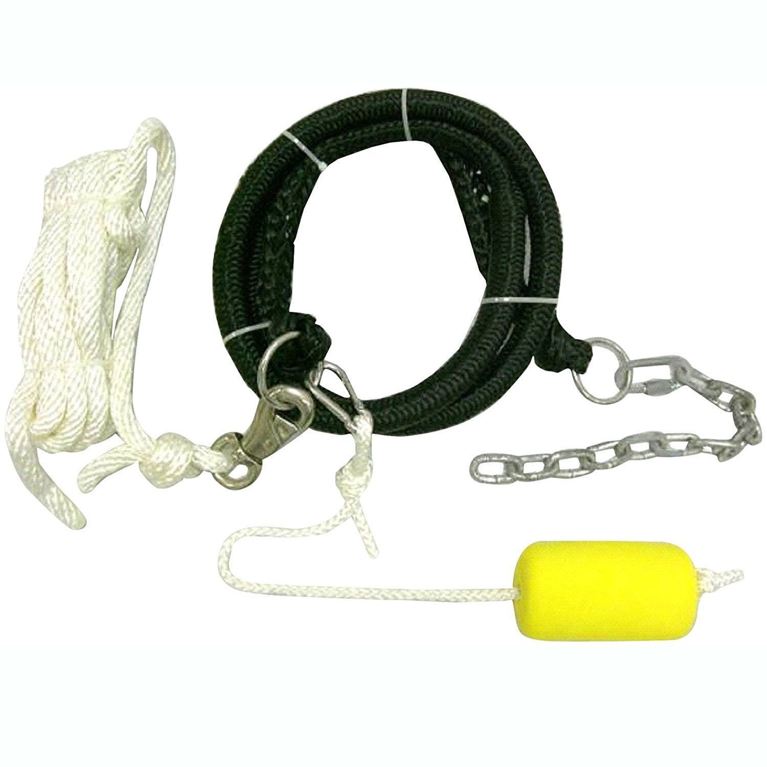 Inflatable 3 Piece Anchor Connection Kit,10 Ft Water Bouncer Trampoline w/Ladder