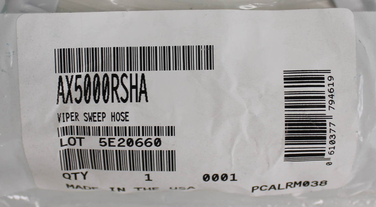 Hayward AX5000RSHA Phantom/Viio/Viper Pool Cleaner White Sweep Hose Replacement
