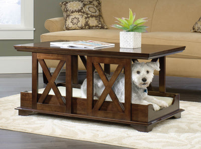 Sauder Furniture 417195 Birch Full Coffee Table Dog Bed Combo - Open Box