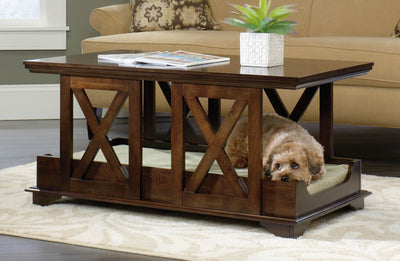 Sauder Furniture 417195 Birch Full Coffee Table Dog Bed Combo - Open Box