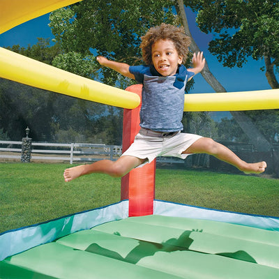 Little Tikes Kids Toddlers Inflatable Jr. Jump 'n Slide Bouncer, Ages 2 to 8