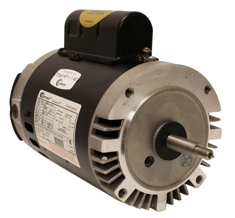 A.O. Smith Century B128 Full Rate 1 HP 3,450 RPM C-Face 1 Speed Pool Pump Motor