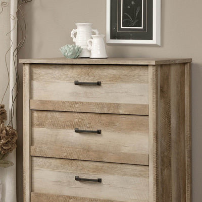 Sauder 416859 Cannery Bridge Lintel Oak Country 4-Drawer Dresser - (Open Box)