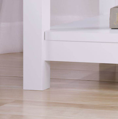 Sauder Furniture County Line Collection Soft White Modern Nightstand (Open Box)