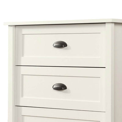 Sauder Furniture 416976 County Line White 4-Drawer Dresser Storage - Open Box