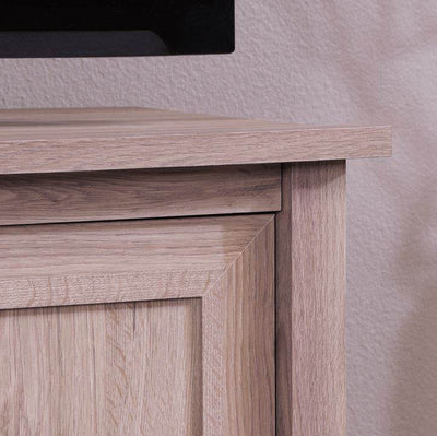Sauder Furniture County Line Salt Oak TV Entertainment Stand (Open Box)
