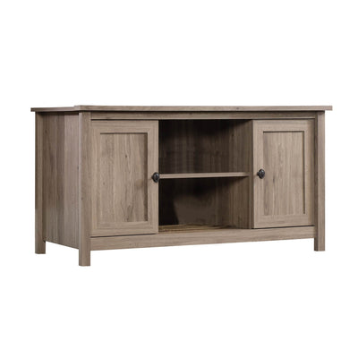 Sauder Furniture County Line Salt Oak TV Entertainment Stand (Open Box)