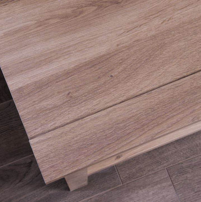 Sauder Furniture County Line Salt Oak TV Entertainment Stand (Open Box)