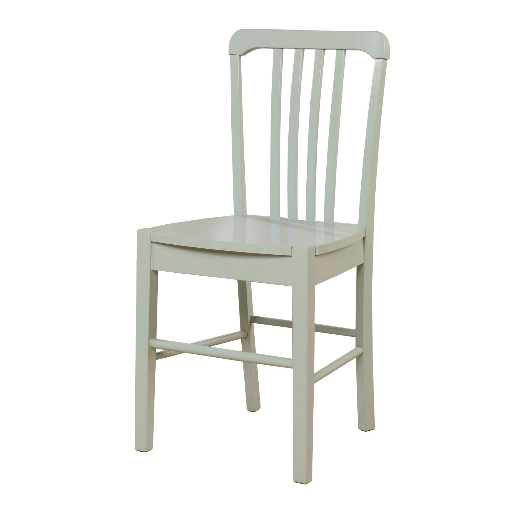 2)Sauder Furniture Original Cottage Slat Back Chairs Rainwater Finish- Open Box