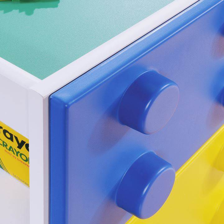 Sauder Furniture 417932 Children Kids Toy Block Lego Play Table (Damaged)