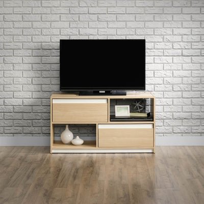 Sauder Furniture 416897 Square1 Collection Urban Ash TV Stand (Open Box)