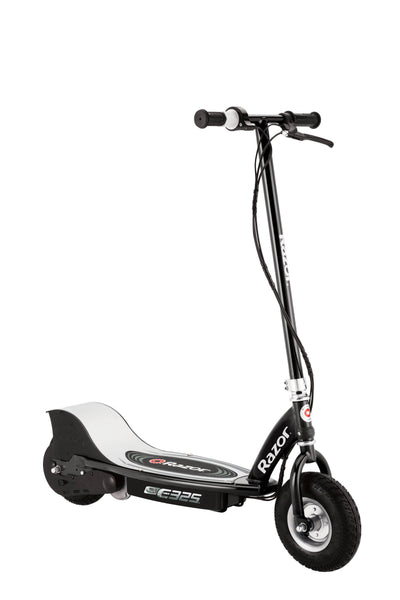 Razor E325 Adult High-Torque Electric Power Scooter with Helmet & Pads, Black