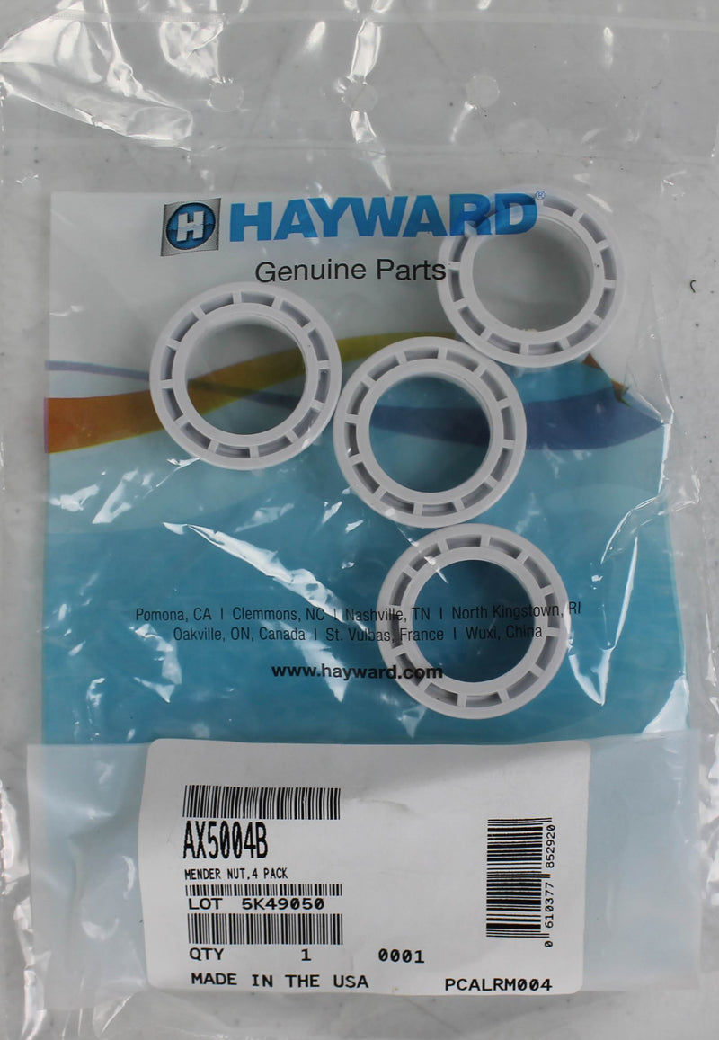 NEW Hayward AX5004B Spare Pool Cleaner Hose Mender Nut Replacements - Set of 4